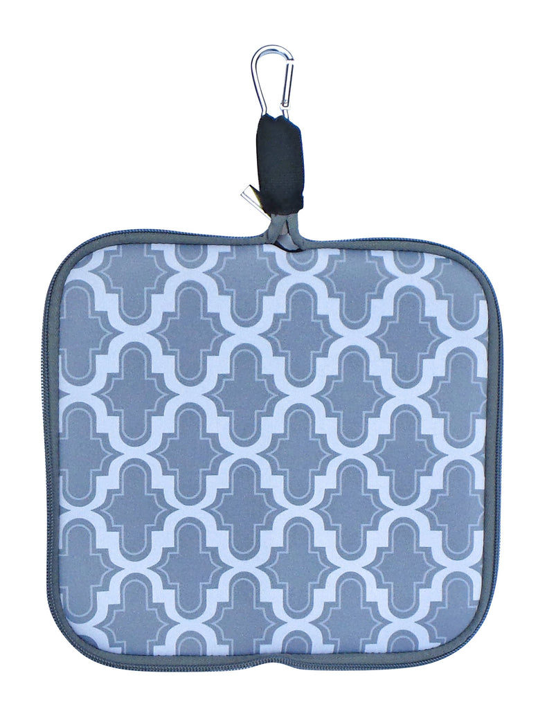 buti mouse pouch & pad | moroccan tile grey