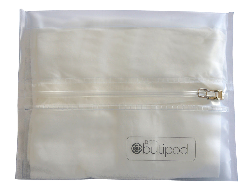 bitty buti-pod zip | Clear | 2-pack