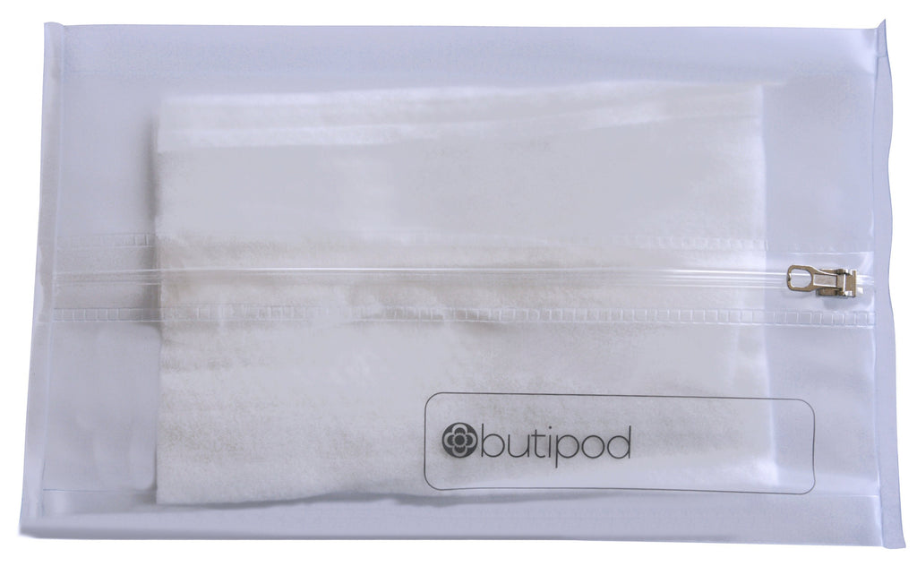 buti-pod zip | clear | 2-pack